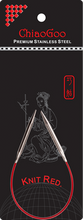 Load image into Gallery viewer, ChiaoGoo Red Lace Circular Needles
