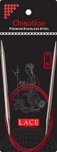 Load image into Gallery viewer, ChiaoGoo Red Lace Circular Needles