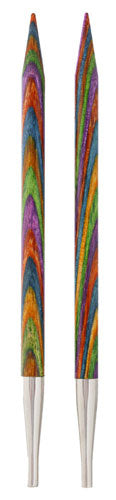 Knit Picks Options Rainbow Wood Interchangeable Needle Tips