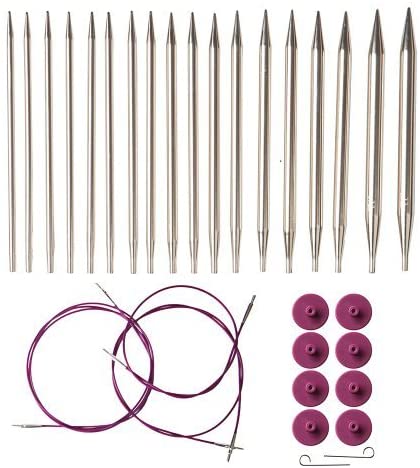 Knit picks Options Nickel Interchangeable Needle Set