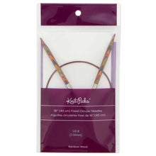 Load image into Gallery viewer, Knit Picks Rainbow Wood Circular Needles
